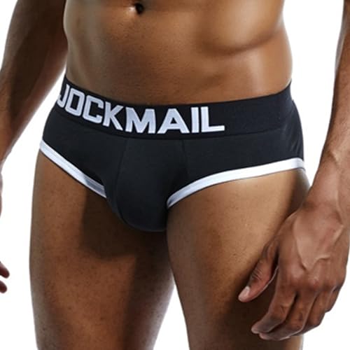 JOCKMAIL Mens Briefs Underwear Men's Sexy Cotton Briefs Breathable Comfortable Underwear