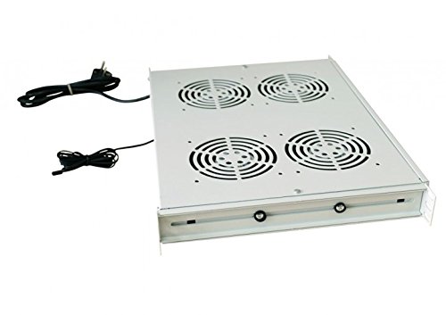 ALLNET zubehör Rack Fan Panel - Akcesoria do stojaka (Fan Panel, szary, 1U, 1 szt. (y), 1,5 m, 19)