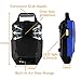 Akface Tire Inflator Portable Air Compressor, Fast Inflation DC 12V 150PSI Car Tire Pump for Car Tires with Emergency LED Light LCD Display Overheat Protection Auto Shut Off Feature, Black