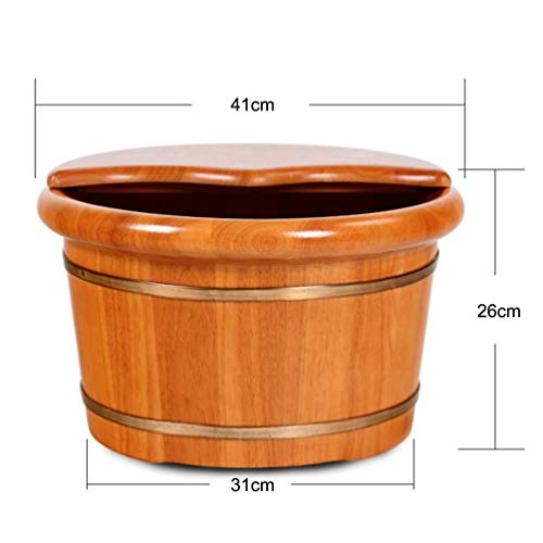 Spa de pies barril de madera para adultos miniatura 2