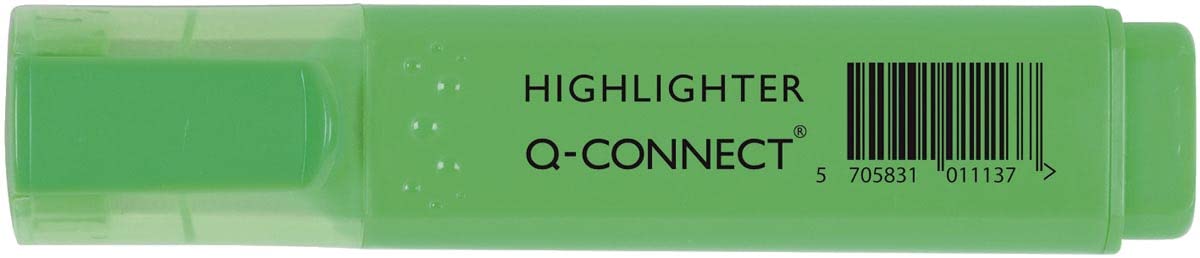 Q-Connect Green Highlighter Pen (Pack of 10) KF01113