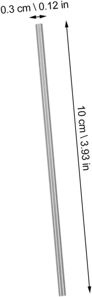 Generic 30pcs Steel Rod Axles for DIY Models Precision Engineered Shafts for Helicopter Boat Car Blocking Accessories for Crafts Easy Installation