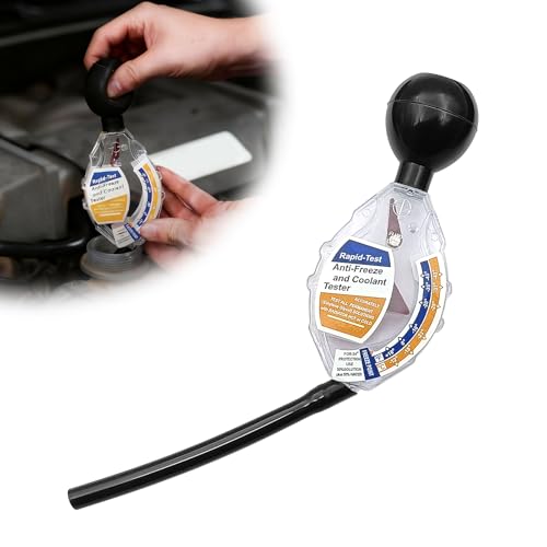LTDCVTR Antifreeze Coolant Tester, Accurate Dial Type Test Anti Freeze Battery Liquid Densitometer High Accuracy Dial Type Coolant Hydrometer Testers, Antifreeze Tester Ethylene Glycol Winter Summer