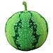 Pluszowe zabawki Poduszka Arbuza Poduszka Owoców Cute Biuro Padów Studenckich Blok Krzesło Stołek Buttio Pluszowe Zabawki .Jorebox. (Color : Watermelon Round shape, Size : 45cm)