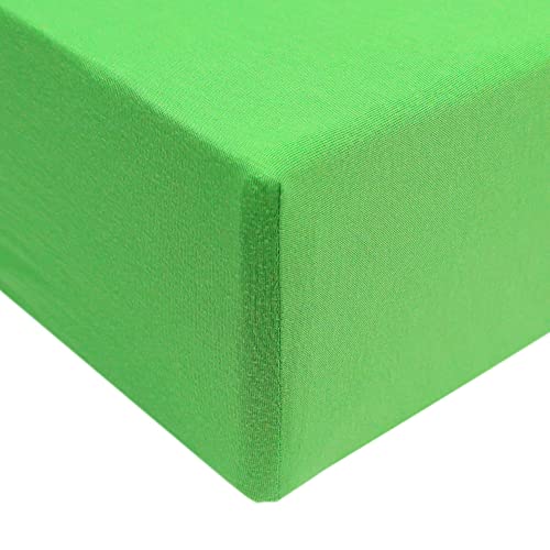 Image of Copper Pearl Premium Knit Crib Sheets - Breathable & Soft, Fitted for Standard Mattresses, Perfect for Baby Registry or Shower Gift, Lime