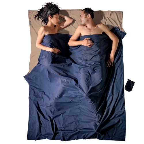 Drap de sac de couchage haut de gamme en pur coton égyptien doux et résistant