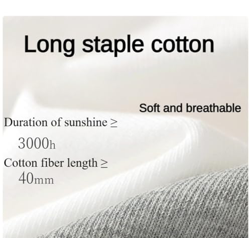 Mens 100% Cotton Socks Thin Mid Calf Moisture Wicking Business Casual Mens Socks 5 Pack3