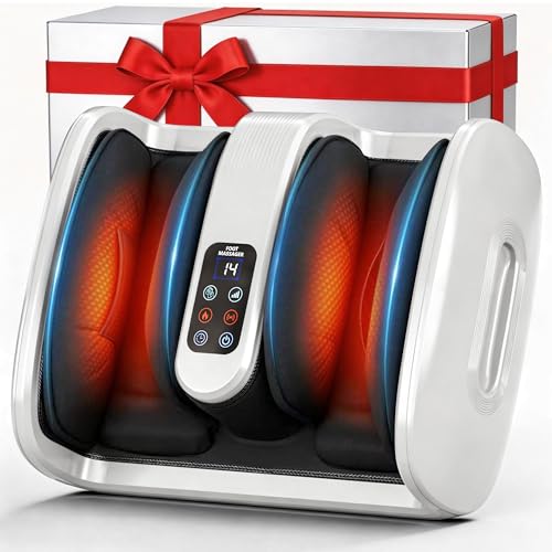 Image of Foot Massager with Heat & Cooling for Feet and Calves, Gift for Men & Women