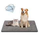 Vagascape Dog Pad (48'x28') - Waterproof Heated Mat & Pet Bed for Indoor and Outdoor Use, Chew Resistant Cord, Machine Washable Cover with Wheat Pattern Quilting, for Cats and Pets