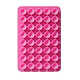 1Pcs Pink Silicone Grip Phone Stand with 40pcs Suction Cup Mounts, Universal Fit for All Smartphones