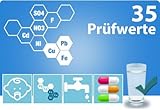 Wassertest / Trinkwassertest TOTAL mit 35 Prüfwerten | 1 Wasserprobe