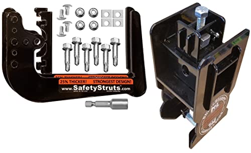 Mount-n-Lock RV Bumper Bundle (2 Items): 1 Set HD SafetyStruts, 1 ShakeStopper Hitch (1SSNHD, 1H4HZ)