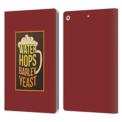Housse en cuir iPad 10.2 finition premium motif artistique Lantern Press
