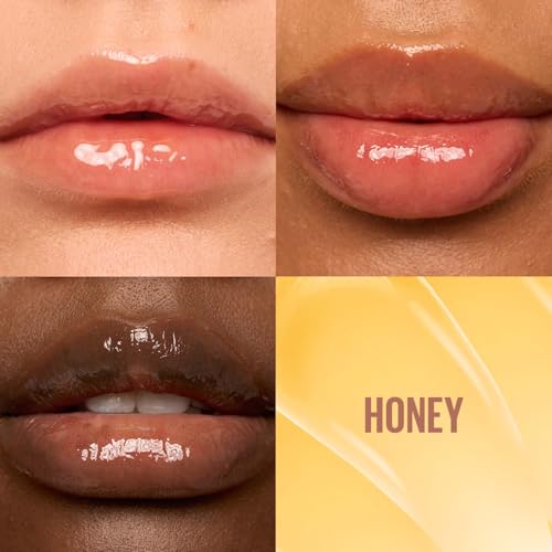 Image of Maybelline New York Lifter Gloss Hydrating Lip Gloss, Honey | Gloss Hydrating Honey'd Lip Gloss with Hyaluronic Acid