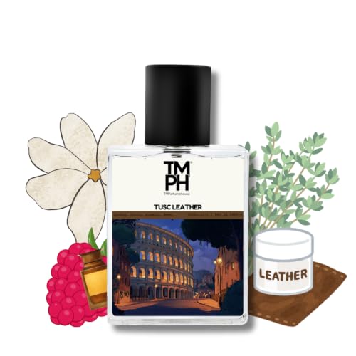 Image of TMPerfumehouse Tusc Leather EDP for Men & Women | Rich, Smoky & Long Lasting Perfume Spray | Leather, Fruity & Sweet Fragrance | Luxury Gift for Him & Her | TMPH | 20ml