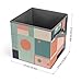 Colorful Square Shapes Storage Bins Foldable Closet Organizers with Reinforced Handle 10.6 Inch Cube Storage Bins for Clothing, Blanket, Pillows and Toys