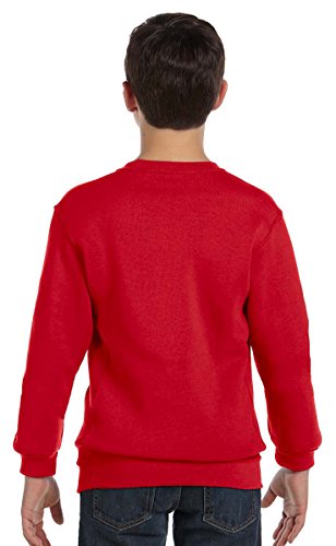 Russell Athletic Boys Dri-Power Fleece Hoodies and Sweatshirts Athletic Sweatshirts, Sweatshirt - Red, Large US3