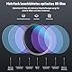 NEEWER 67mm ND Filter Set, ND16/ND32/ND64/ND1000, Linsen Reinigungsstift, Filtertasche, HD Filter Zubehörsatz, kompatibel mit Canon Nikon Sony Kamera Objektiv