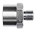 Brennan Industries D8020-S08-08 Steel Gauge Coupling Bite Body, 8 mm Tube Size, M16 x 1.5 NPT Thread