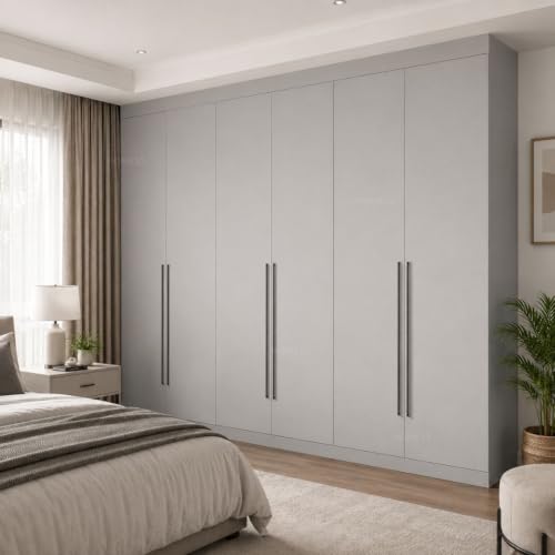 Image of HOME13 Grey Wallpaper Grey Peel and Stick Matte Wallpaper Removable Decorative Self Adhesive Wallpaper Vinyl Wall Sticker for Shelf Liner Kitchen Cabinet Table Door(20x80 Inch)
