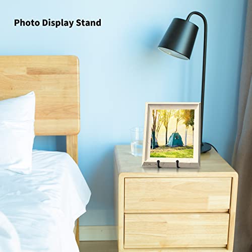 Decolore 6 Inch 5 Pack Black Metal Display Stands Plate Holder Display Stands For Picture, Decorative Plate, Book, Photo Easel, Artistic Work #TOP5