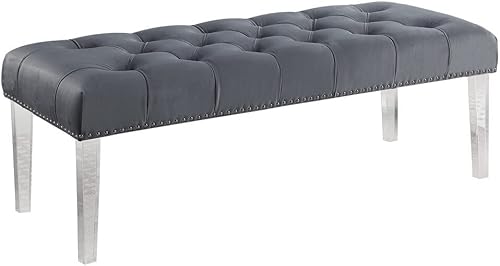 Miniatura 5 de Best Master Furniture Banco Accent, Azul
