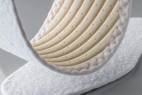Image of Pedag Summer, Pure Terry Cotton Insoles, Handmade in Germany, Absorbs Sweat & Controls Odor, Ideal for Wear Without Socks, Washable, US Women 11 / Men 8 / EU 41, White, 3 Pair