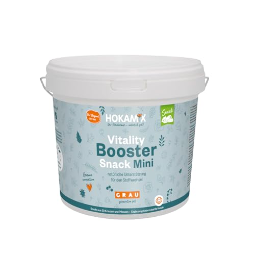 GRAU - das Original - Hokamix Vitality Booster Snack Mini, 1er Pack (1 x 2,25 kg), Ergänzungsfuttermittel für Hunde
