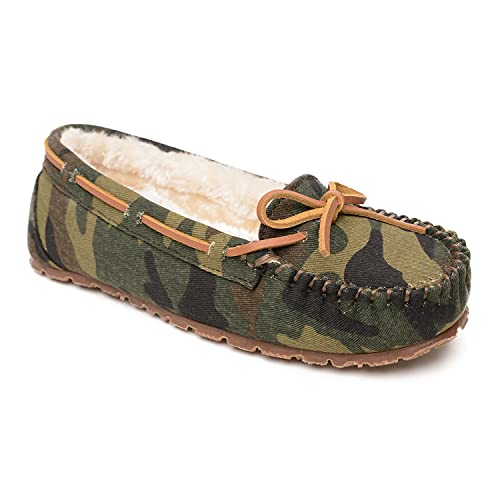 Sperry Women's Junior Trapper Lace-Up Slippers, Camo Print, 6 M US