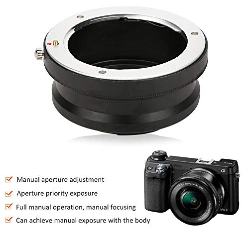 Topiky PB-NEX Camera Lens Adapter Ring,Alloy Manual Focusing Camera Lens E Mount Converter Ring for Praktica PB Mount Lens to for NEX Mount Body - Image 2