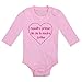 Body bebé Nuestro primer día de la madre. Regalo bebé. Regalos para bebés. Regalo día de la madre. Regalo divertido. Regalo original. Regalo mamá. Body bebé algodón. Manga larga. (Rosa, 9 meses)