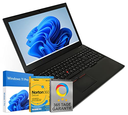 Lenovo Ordenador portátil ThinkPad T560 15,6 pulgadas Full HD Intel Core i5 6300U@ hasta 3 GHz 16 GB 512 GB SSD con Windows 11 Pro y software antivirus gratuito, incluye 365 días de garantía