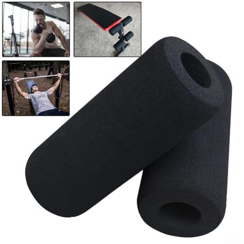 1 Par de Almohadillas de Espuma para Pies, Reemplazo de Rodillos para Tubo de Máquina, Extensión de Pierna para Pesas y Equipos de Ejercicio (2 piezas 160MM) miniatura 7