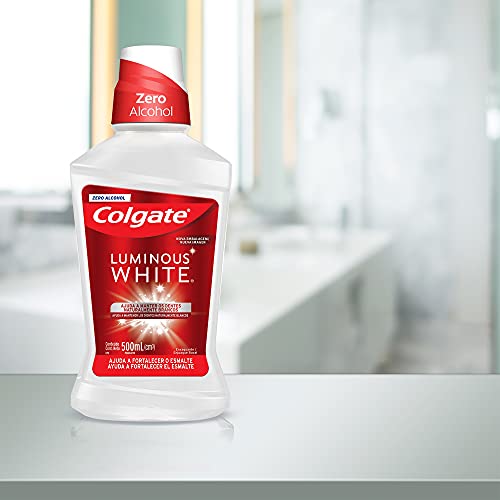 Colgate Enxaguante Bucal Para Clareamento Luminous White 500Ml