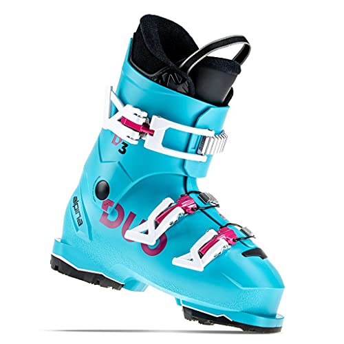 Elan USA Alpina Kids' Duo 3 Girl Ski Boots 2023 Torquoise 25.5