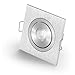 Produktbild Mini LED Einbaustrahler LED Einbaustrahler Einbauleuchte für CREE XPE LED 3W quadratischer Winkel einstellbar + Treiber weiß 4300K