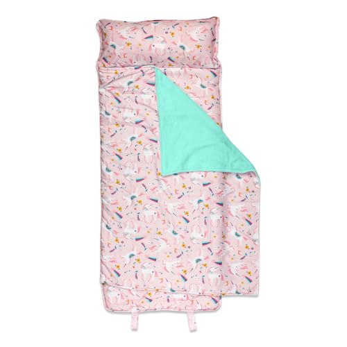 Stephen Joseph Stephen Joseph All Over Print Nap Mat, Pink Unicorn