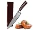 Produktbild Wakoli EDIB Damastmesser Gyuto Chefmesser extrem scharfe 20cm Klinge gefertigt aus 67 Lagen mit VG10 Kern I Damast Küchenmesser und Profi Kochmesser aus Damaststahl mit Pakkaholz Griff und Schatulle