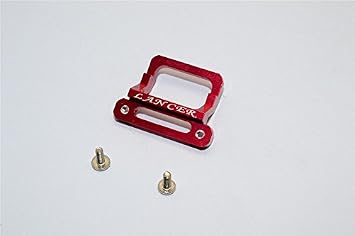 GPM For XMods Evolution Touring Upgrade Parts Aluminum Front Body Lock Plate With Screws For Lancer - 1Pc Set Red