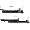 Outtag Rear Bike Rack Aluminum Alloy Bike Cargo Rack Quick Release Adjustable Bicycle Rear Rack Heavy Duty Mountain Bike Back Rack Seat Post Frame Mount Cycle Luggage Carrier Accessories