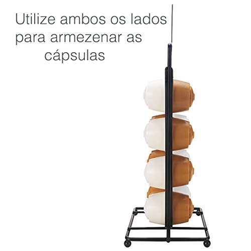 Suporte Porta Capsula Dolce Gusto Cafe Luxo Preto Para 16 Capsulas De Mesa E Bancada