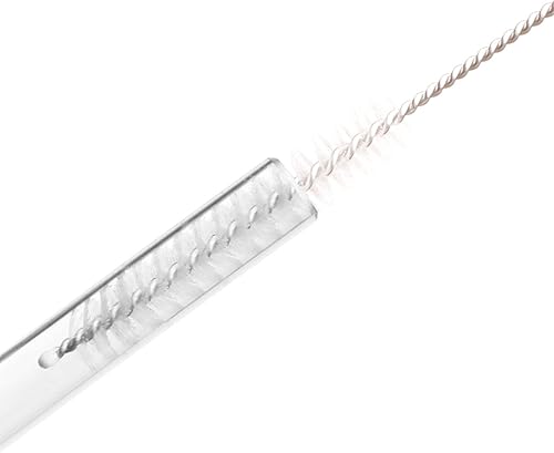 Miniatura 4 de Dakoufish Pajitas reutilizables para batidos de 10 pulgadas de largo, boca ancha, de plástico, rectas, para batidos, juego de 6 con cepillo de