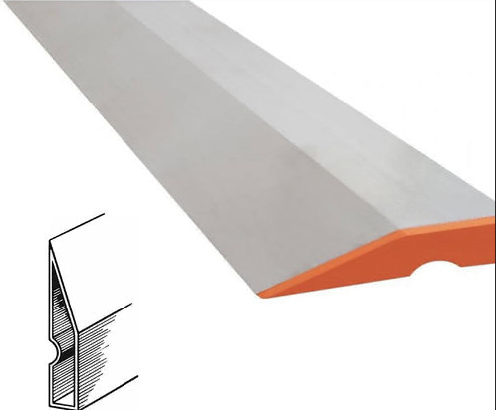 PROFAL Heavy Duty Feather Edge Plastering Tool, Professional Straight Edge Ruler with Tapered Tip, 120cm and 180cm Lengths (Silver, 1800mm)