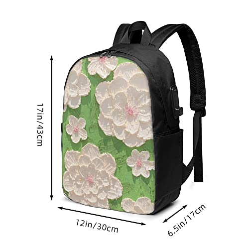 Exgunly Custom Backpack, Custom Personalized Text Picture Backpack,Backpack With A Usb And Headphone Cable Interface 17 In Black 17In #TOP2