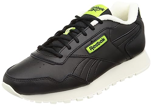 Reebok Glide, Zapatillas Unisex Adulto, Core Black Vintage Chalk S23 R Laser Lime F23, 35 EU