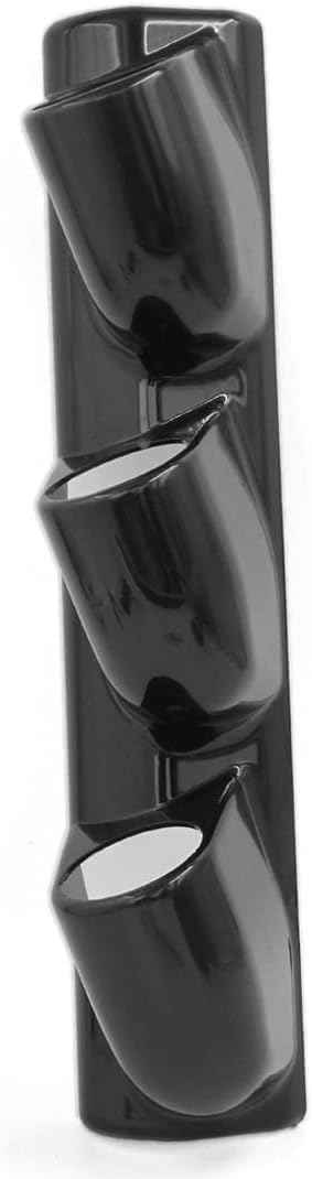 XYWHPGV 60mmユニバーサルレーシングカートリプルポートメーターゲージホルダーピラーブラック(2c060 0b7e1 41a