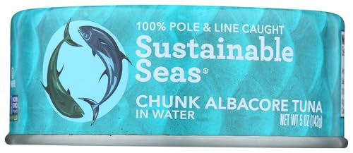 SUSTAINABLE SEAS Chunk Albacore Tuna In Water, 5 OZ