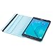 Fulland PU Leather 360 Rotating Stand Case for Samsung Tab A 8.0 - Blue Flower