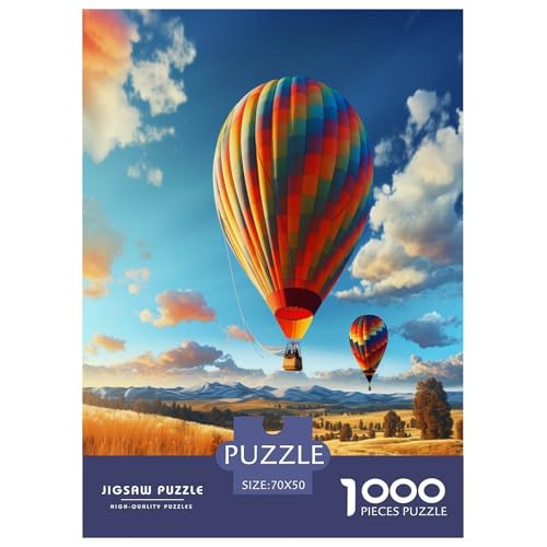 Puzzle 1000 piezas Balón de Aire Extraterrestre para noches en familia