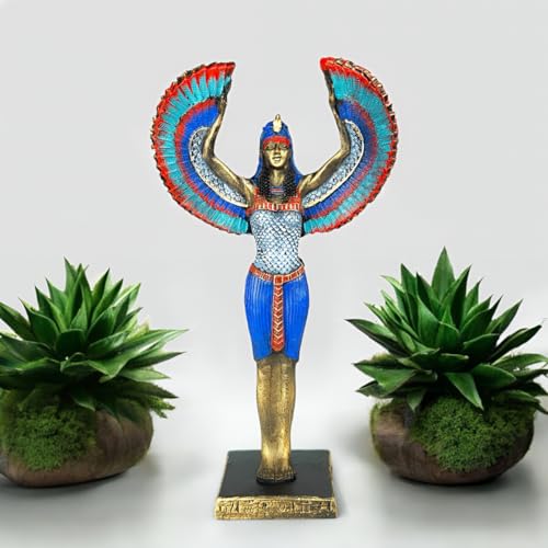 Isis deusa Egípcia Do Amor E Magia Mãe Do Egito 30 Cm resina